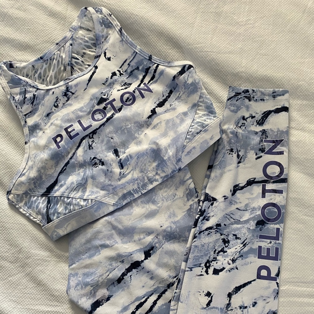 Peloton W. I. T. H. Marble/Geode Set S EUC